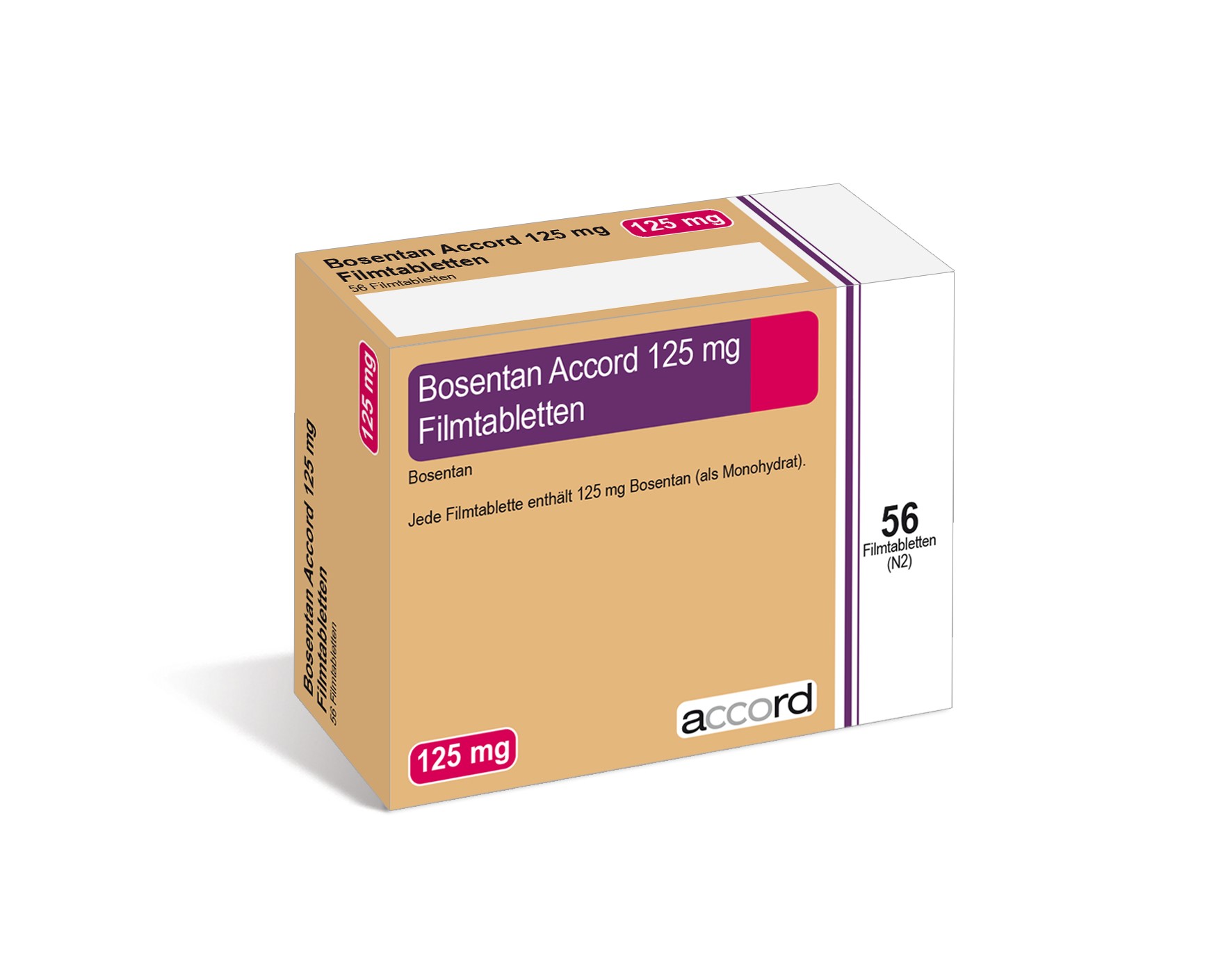 Accord Packshot Bosentan 125 mg