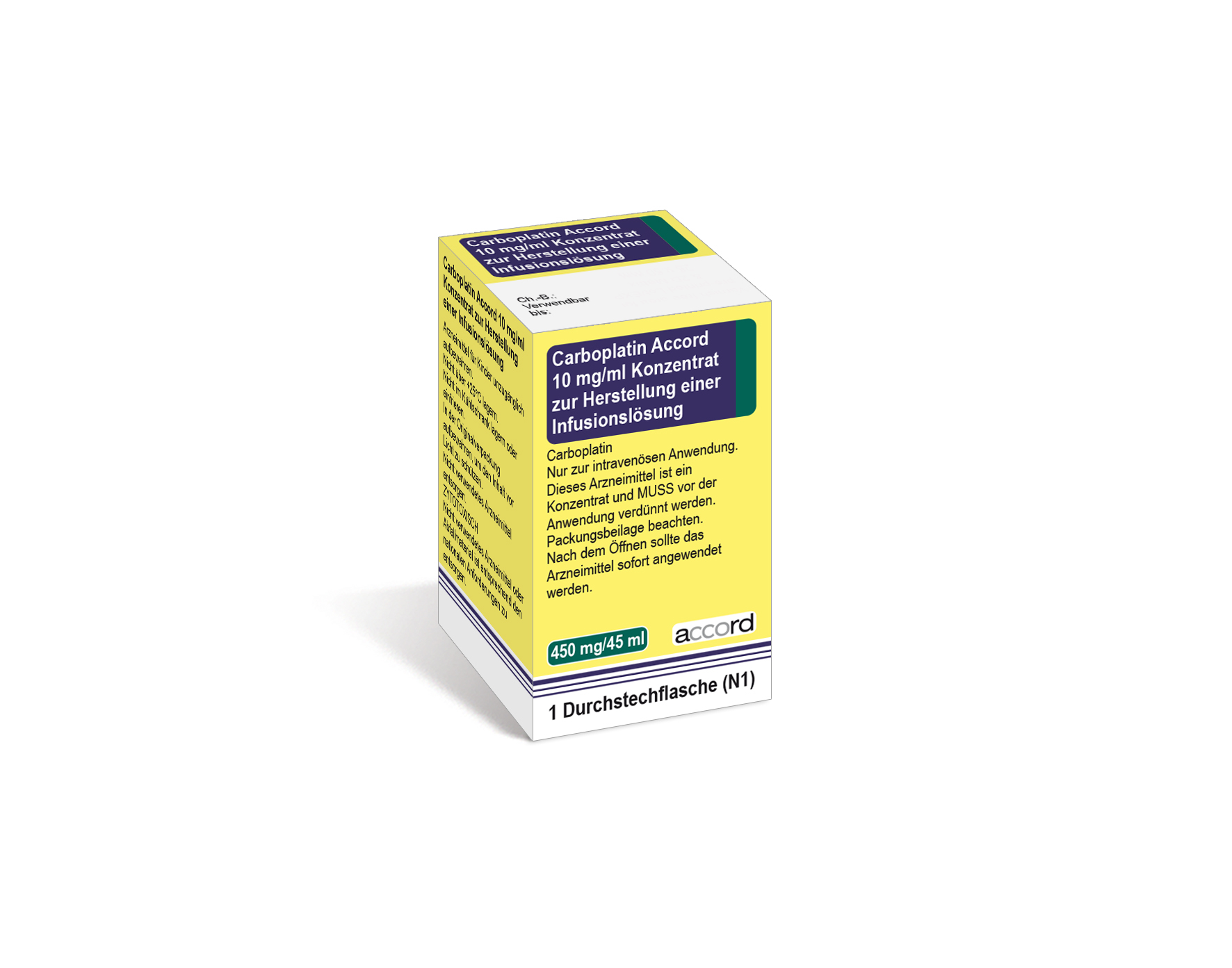 Accord Packshot Carboplatin 45 ml