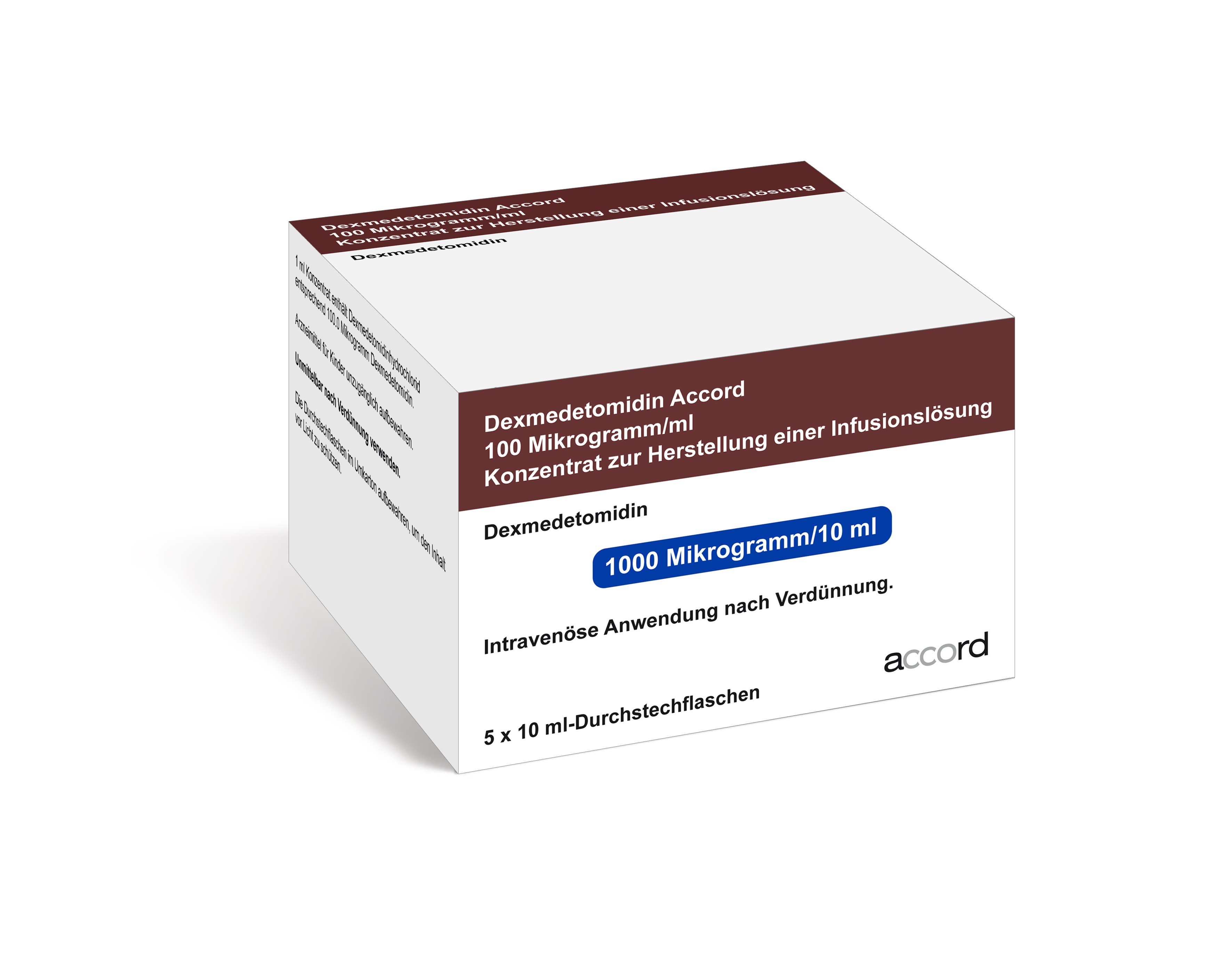 Accord Packshot Dexmedetomidin 10 ml