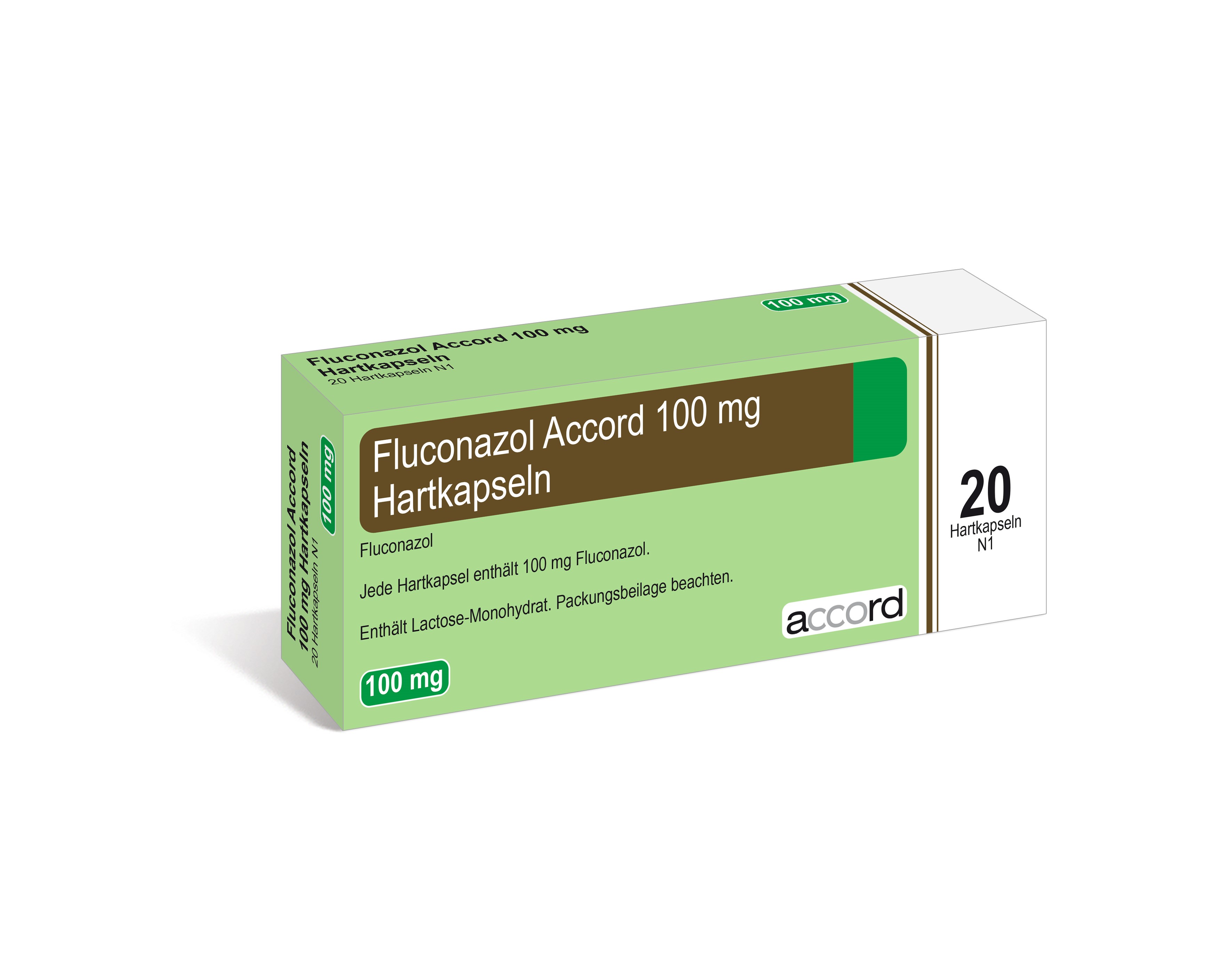 Accord Packshot Fluconazol 100 mg