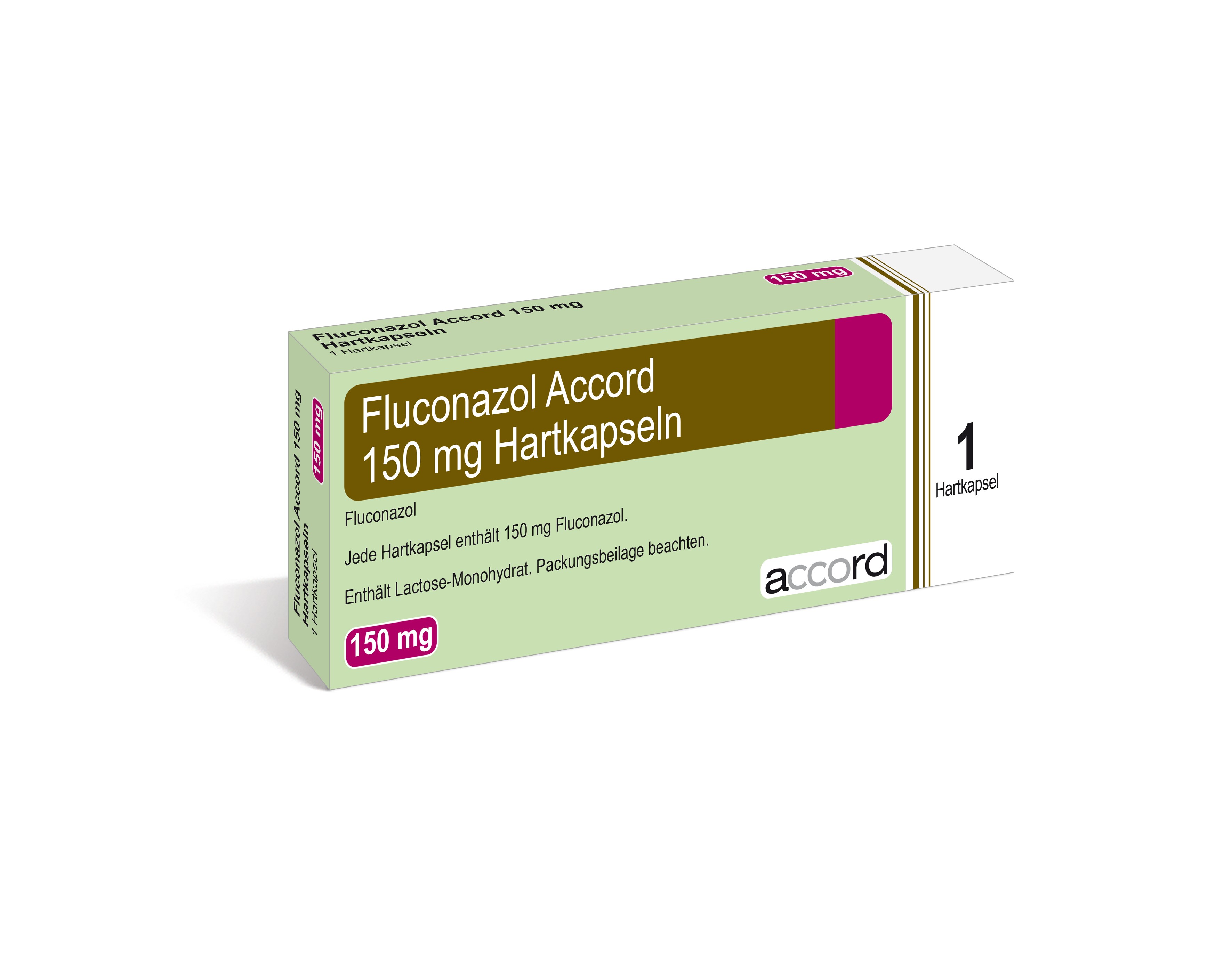 Accord Packshot Fluconazol 150 mg