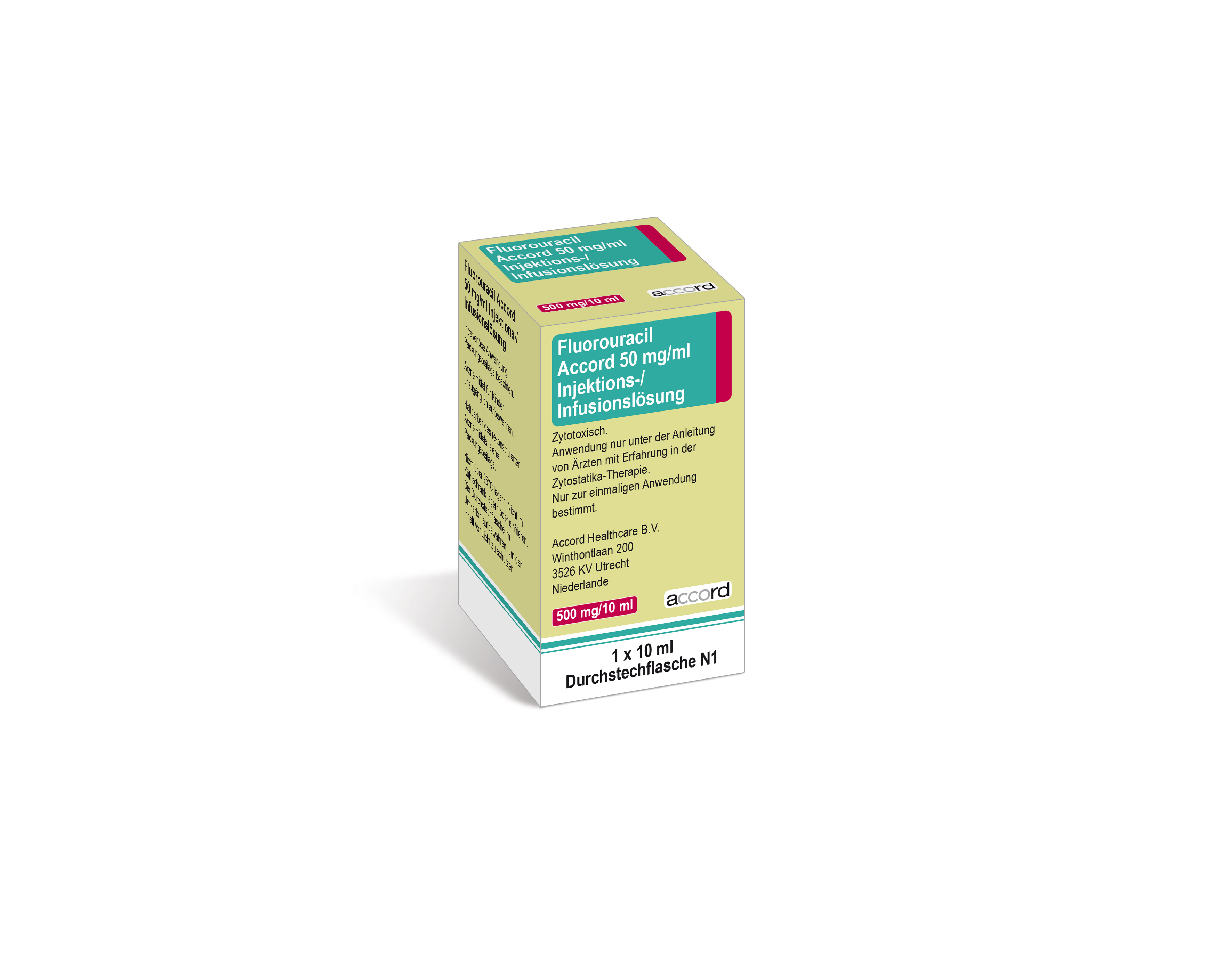 Accord Packshot Fluorouacil 10 ml