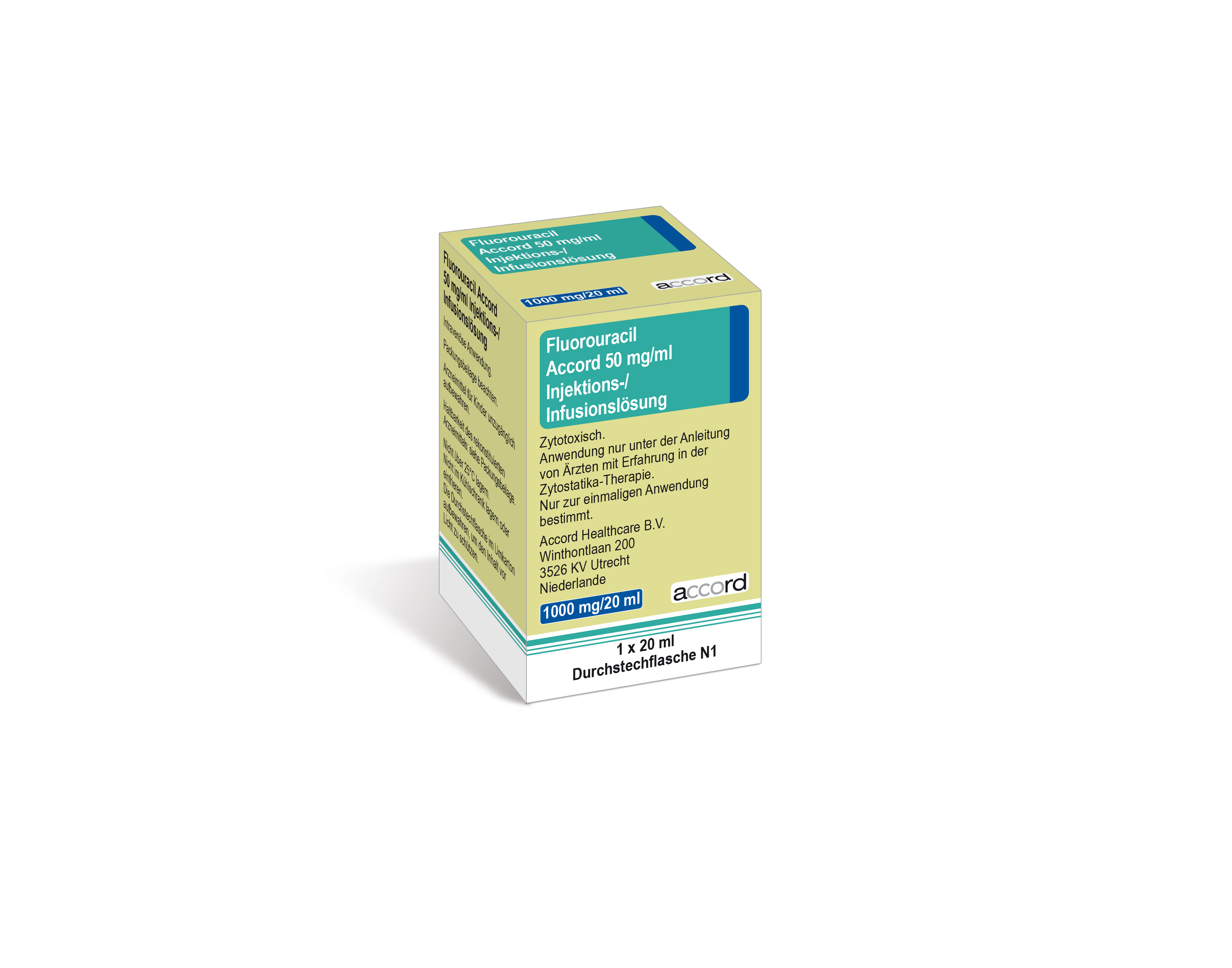 Accord Packshot Fluorouacil 20 ml