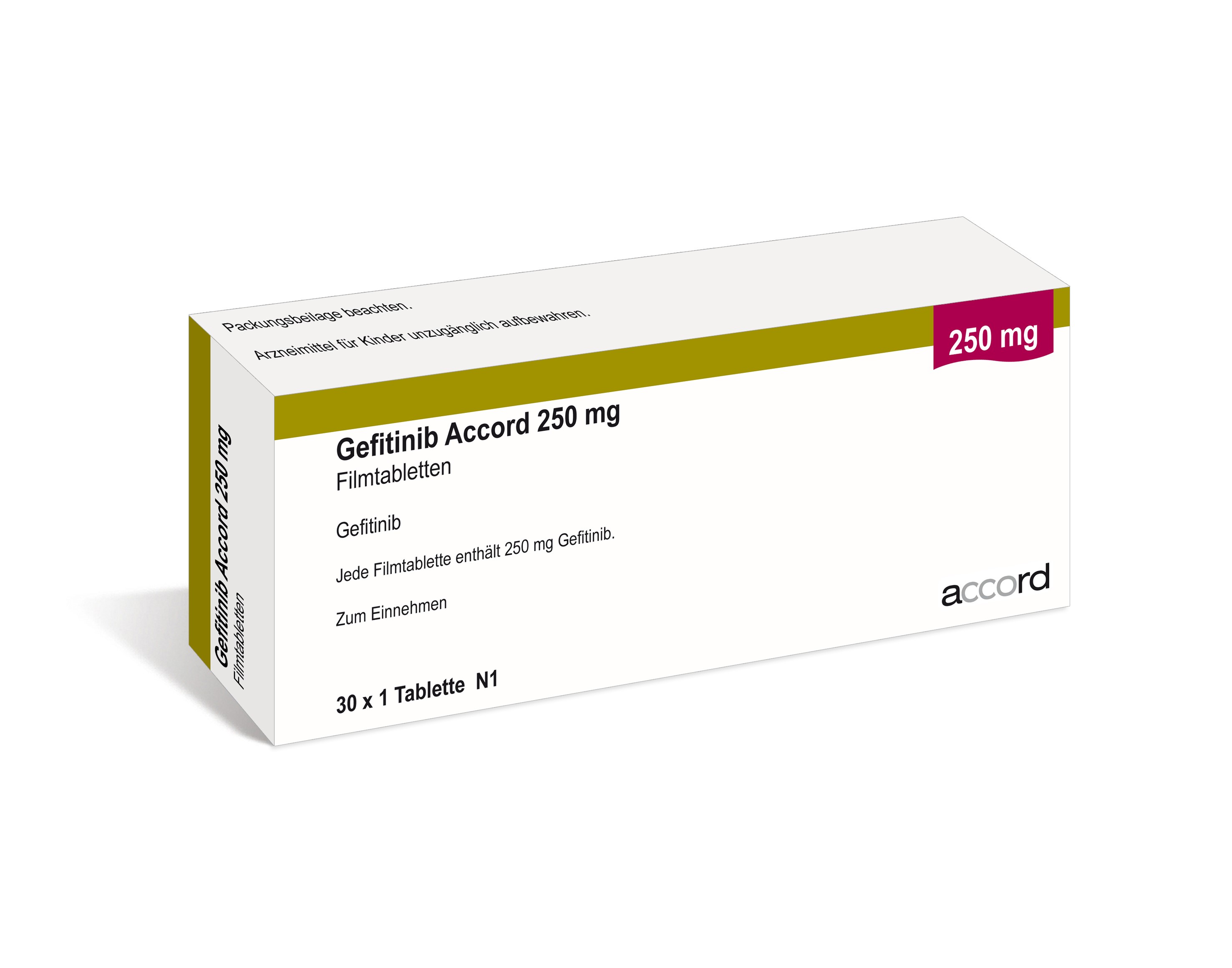 Accord Packshot Gefitnib 250 mg