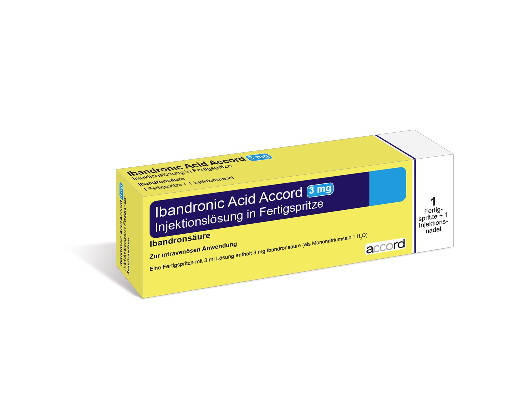 Accord Packshot Ibandronic Acid Fertigspritze