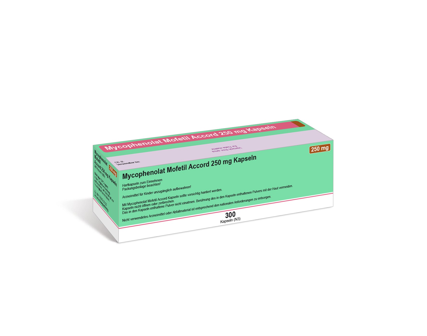 Accord Packshot Mycophenolat Mofetil 250 mg
