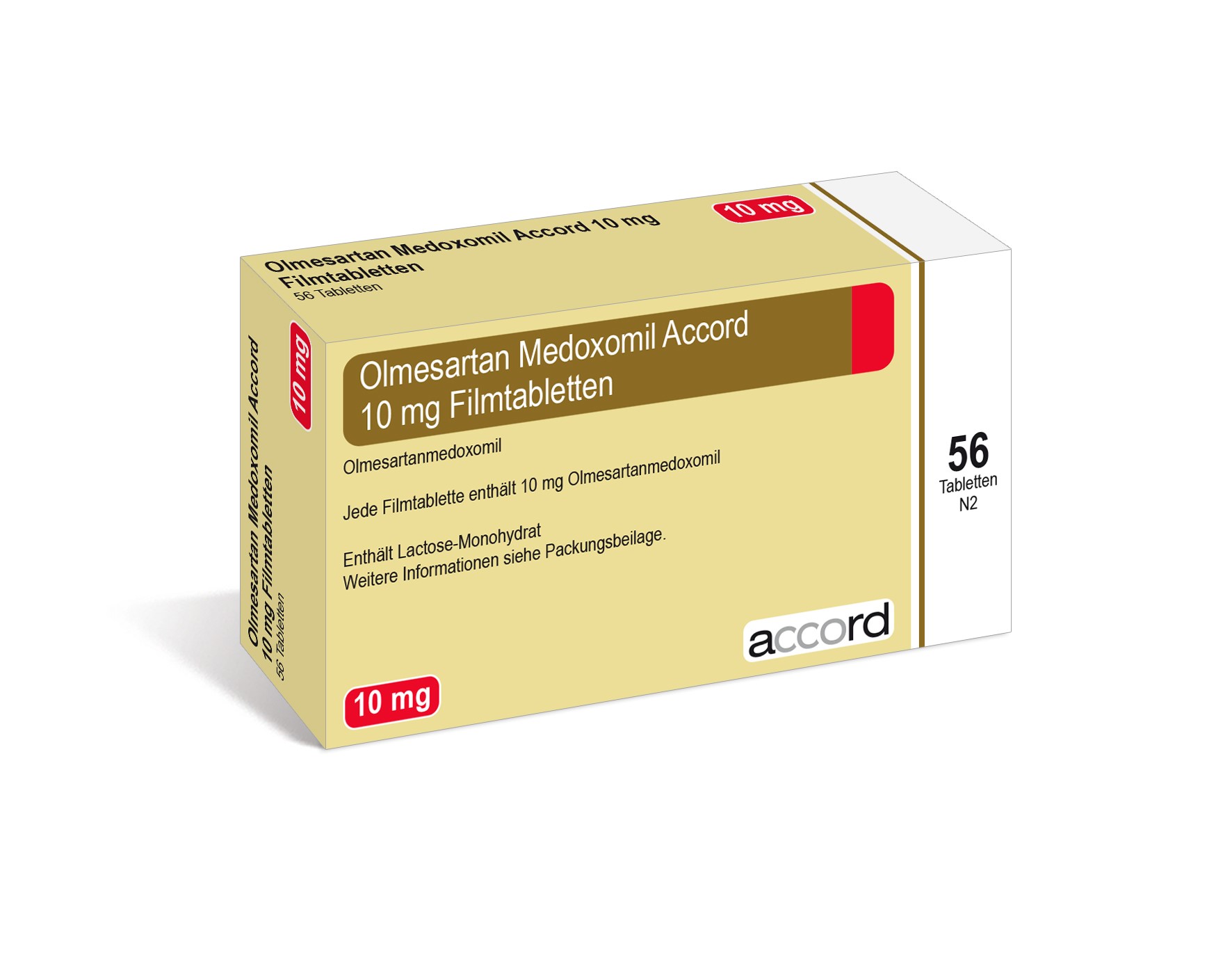 Accord Packshot Olmesartan Medoxomil 10 mg