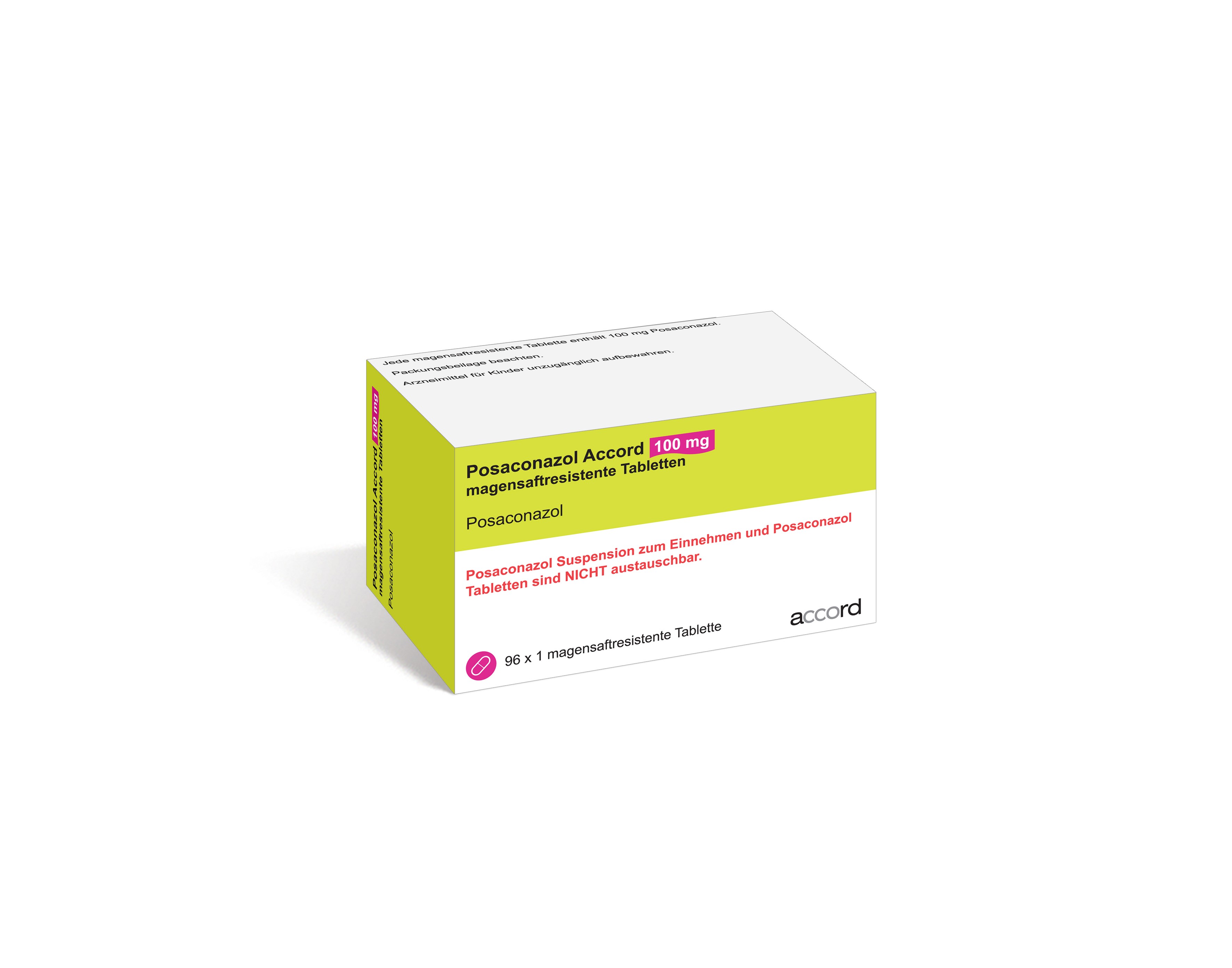Accord Packshot Posaconazol TMR 100 mg