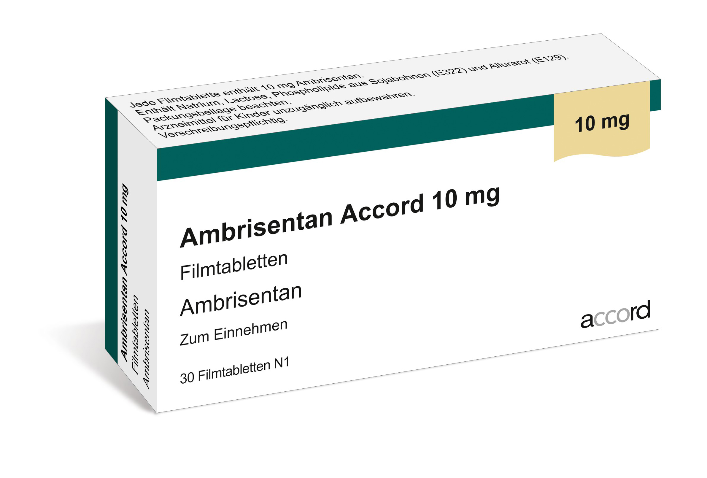 Accord Packshot Ambrisentan 10 mg 30 Stk