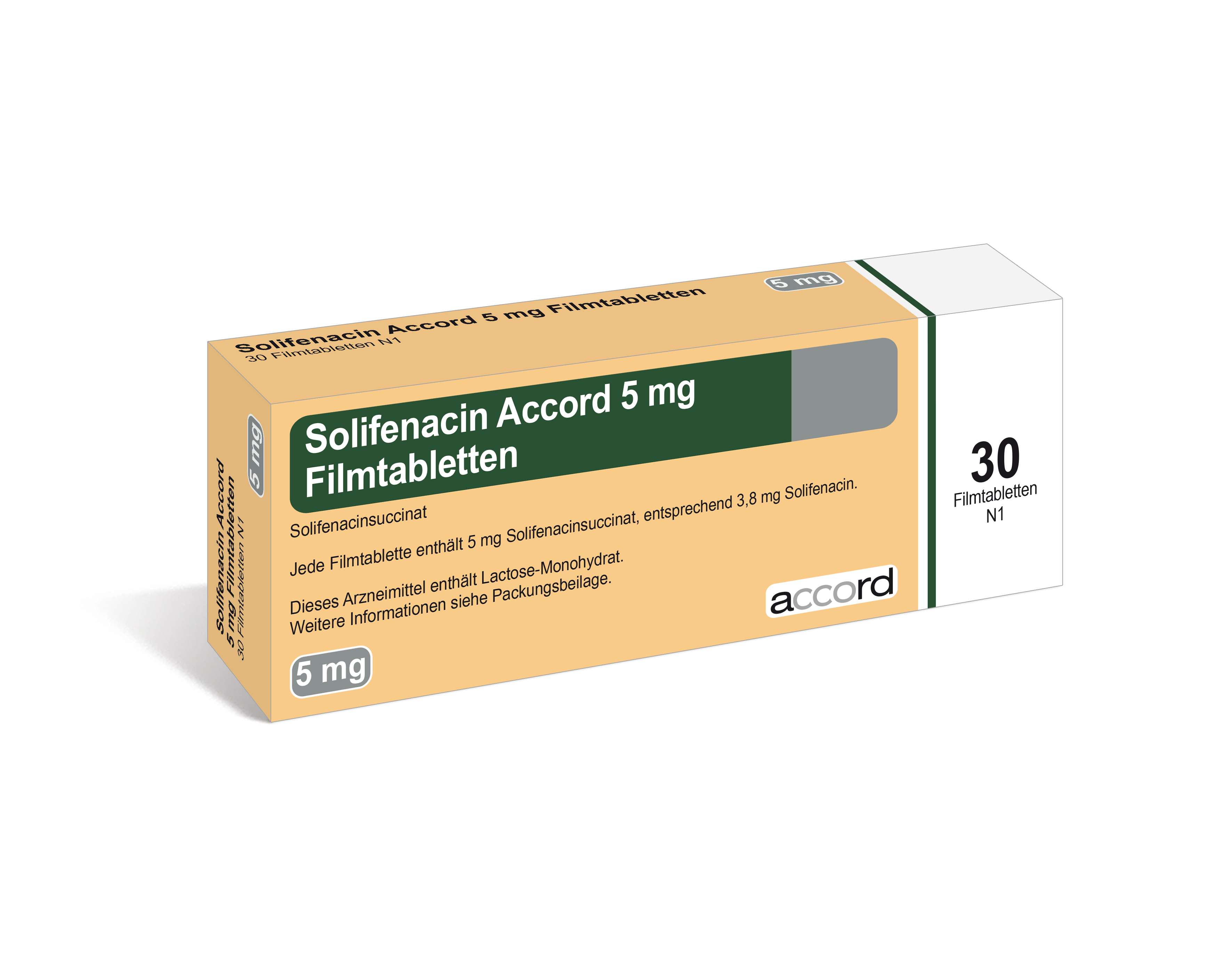 Accord Packshot Solifenacin 5 mg
