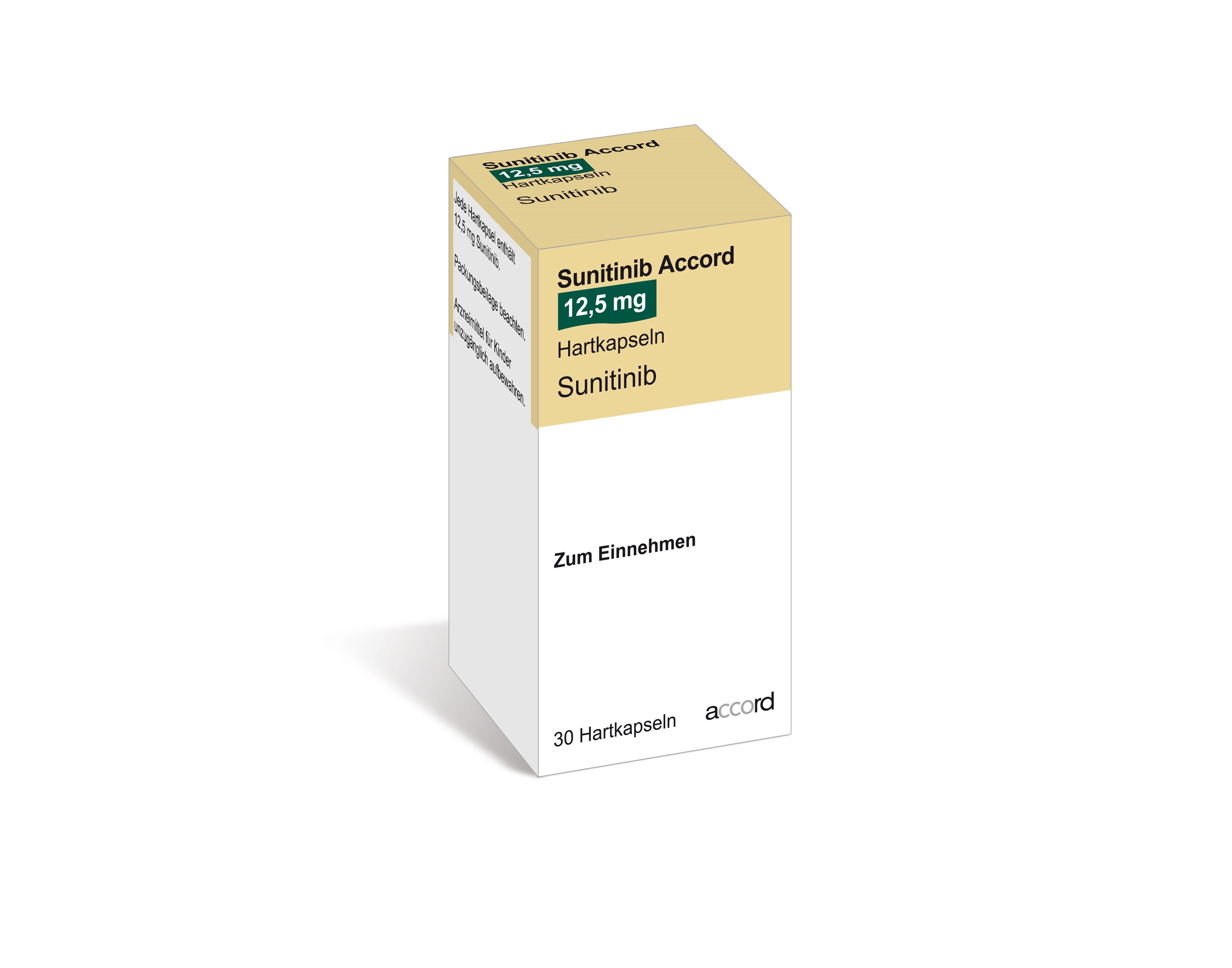 Accord Packshot Sunitinib 12,5 mg
