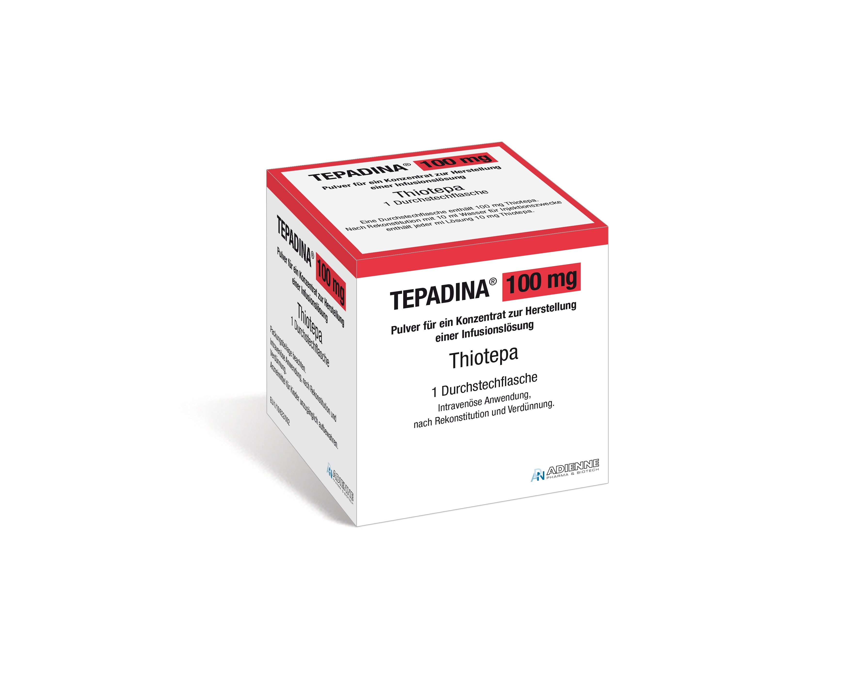 Accord Packshot Tepadina 100 mg