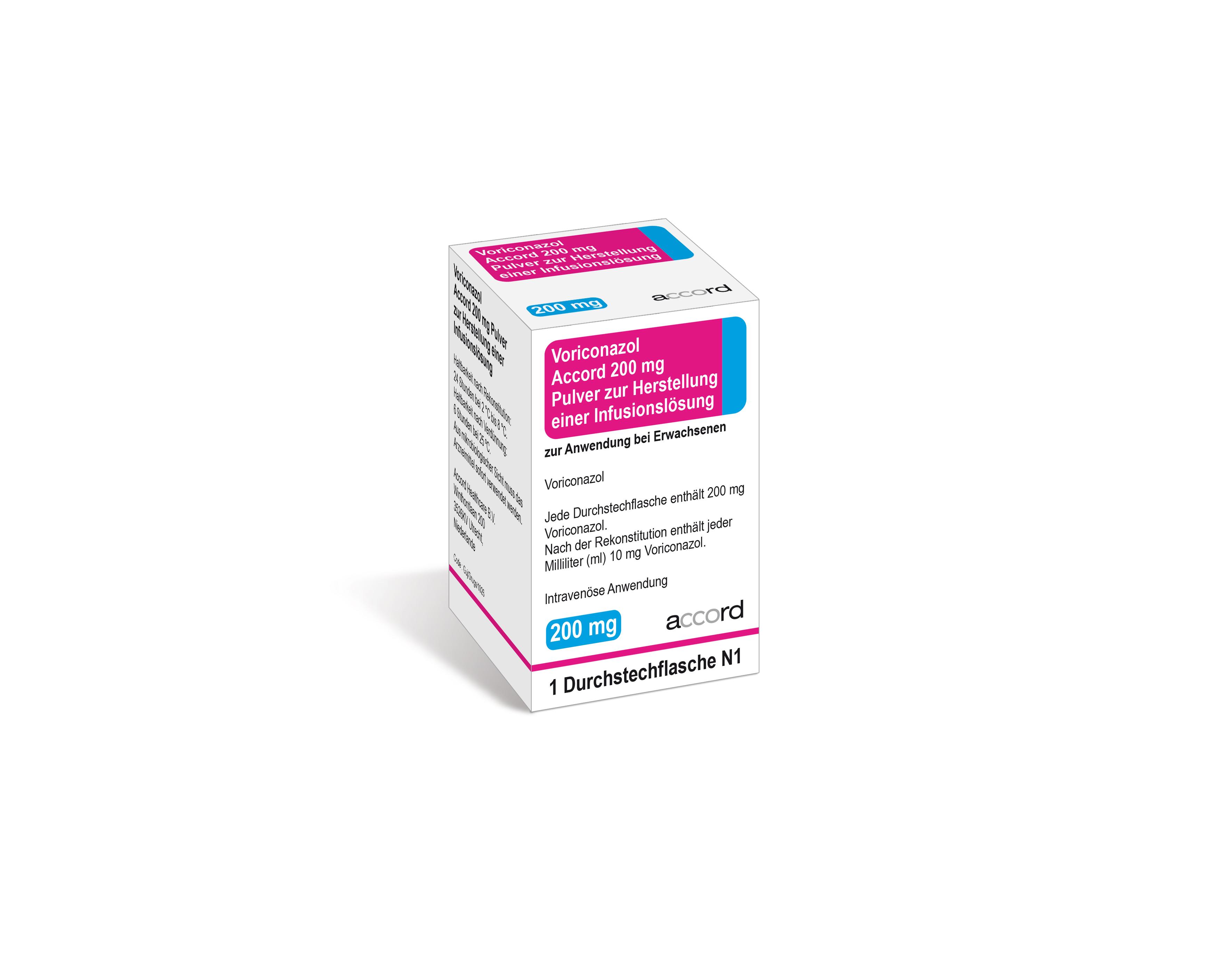 Accord Packshot Voriconazol 200 mg Pulver