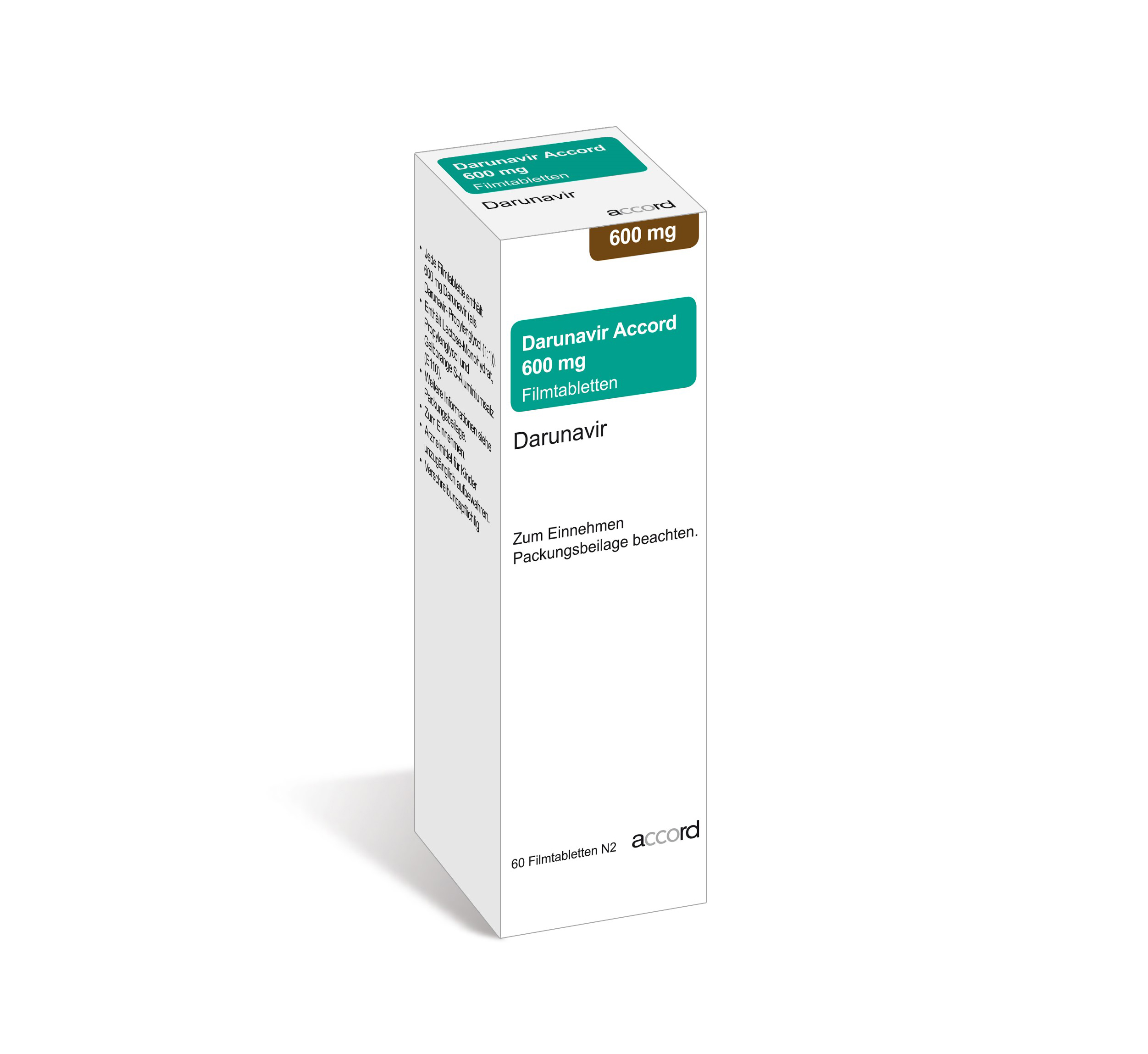 Accord Packshot Darunavir 600 mg