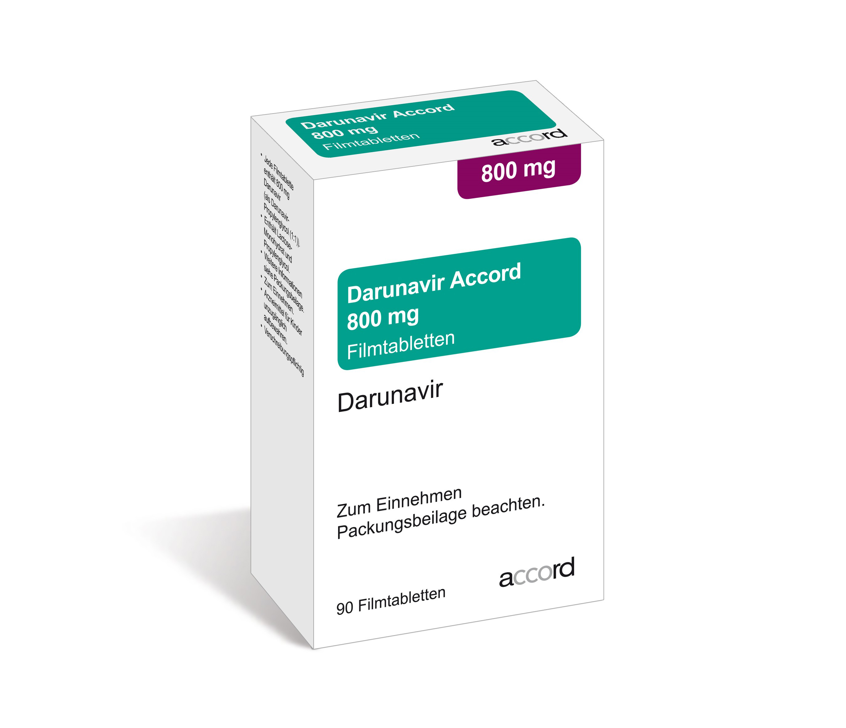 Accord Packshot Darunavir 800 mg