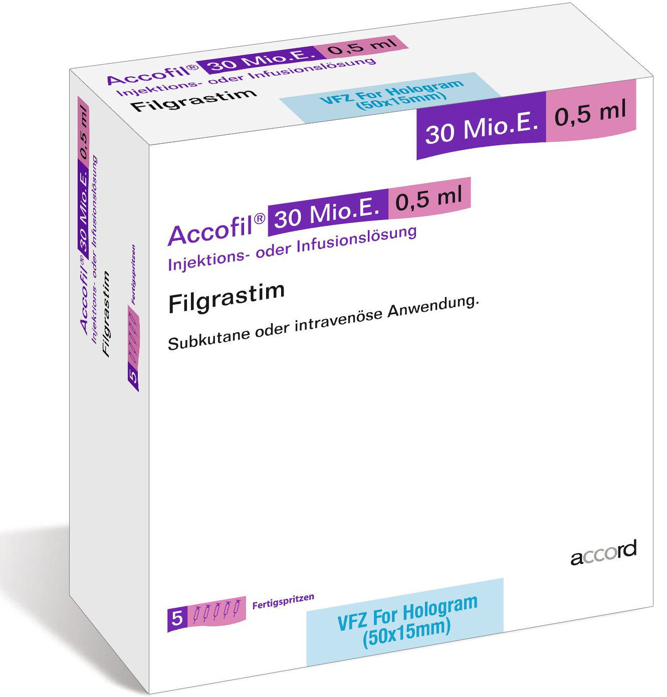 Accord Packshot Accofil 0,3mg