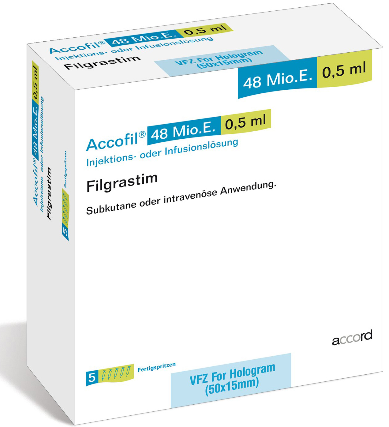 Accord Packshot Accofil 0,48 mg