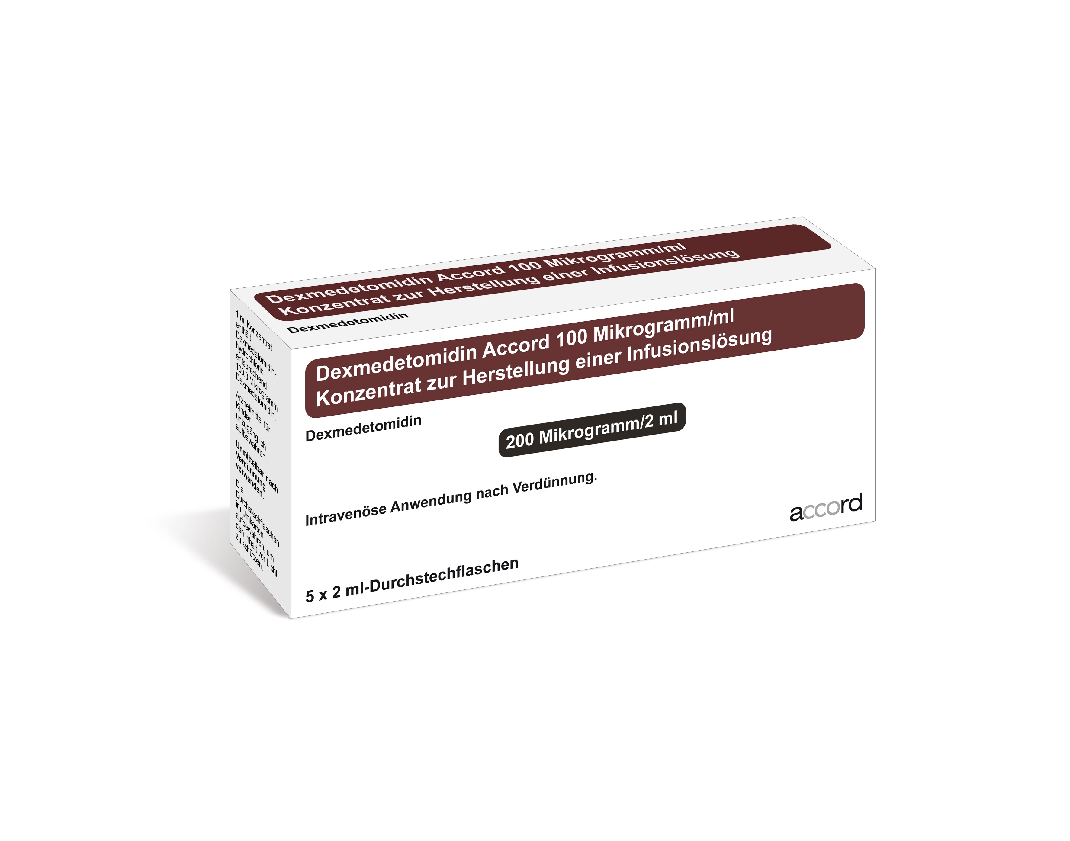 Accord Packshot Dexemedetomidin 2 ml