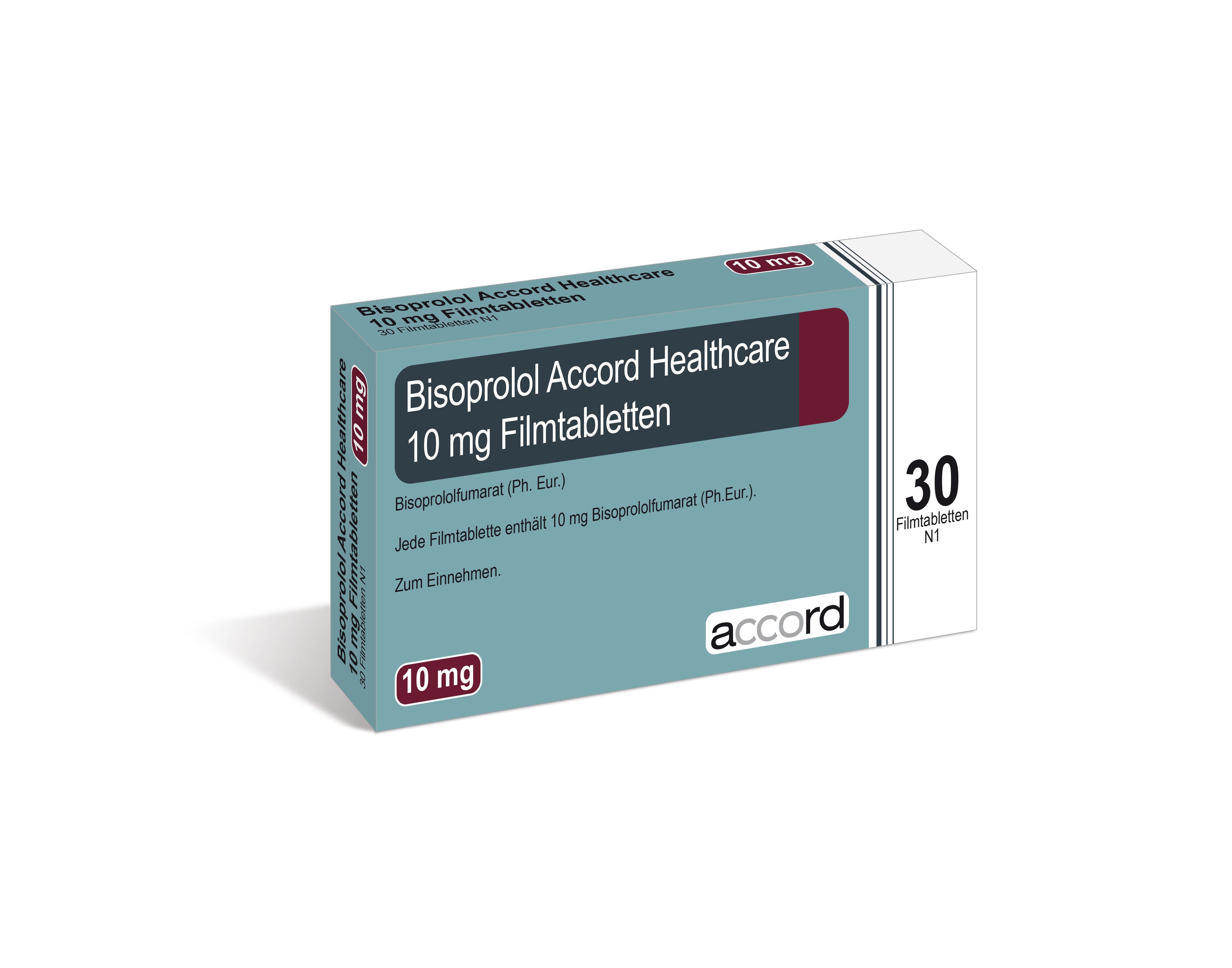 Accord_Packshot_Bisoprolol 10 mg