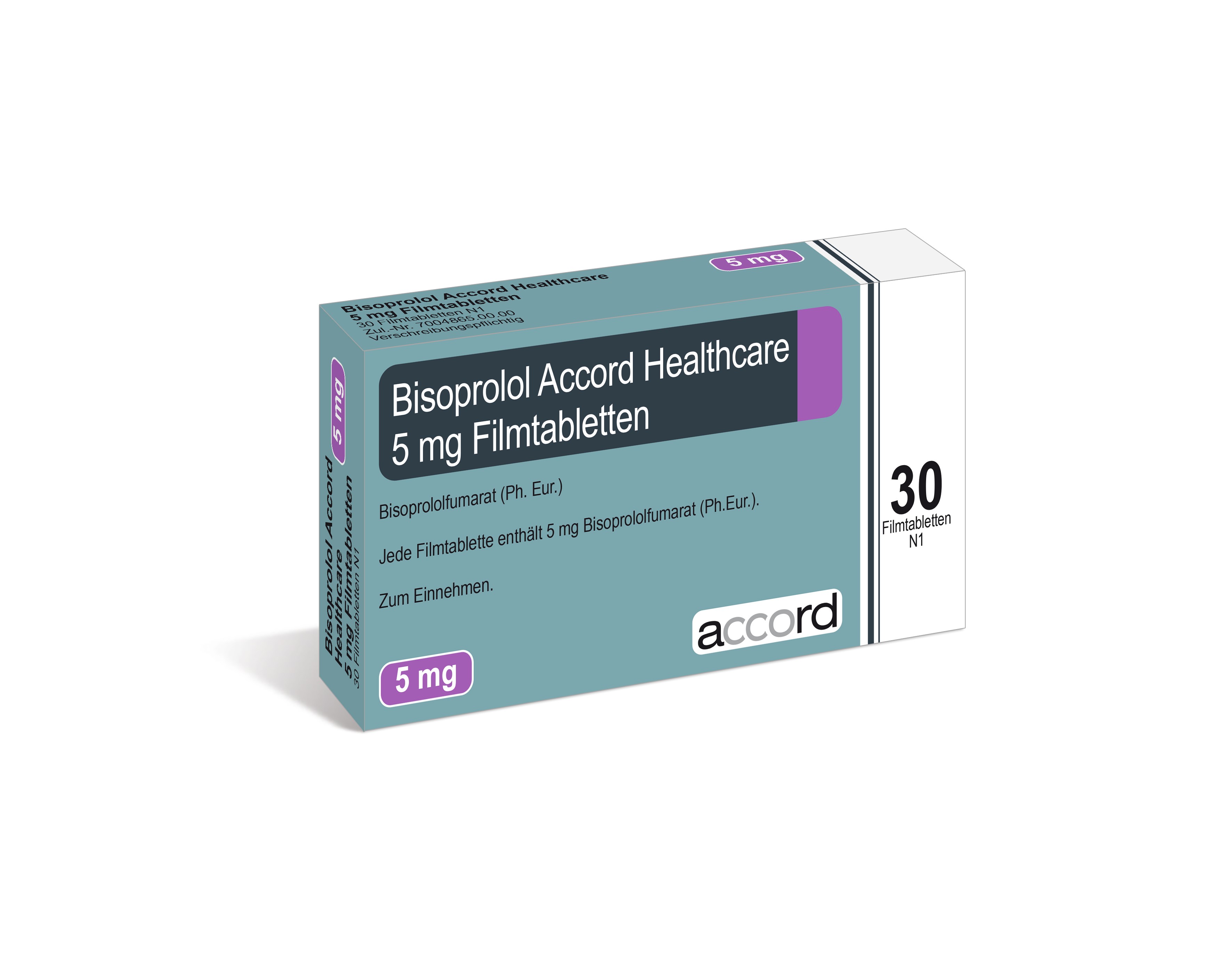 Accord_Packshot_Bisoprolol 5 mg