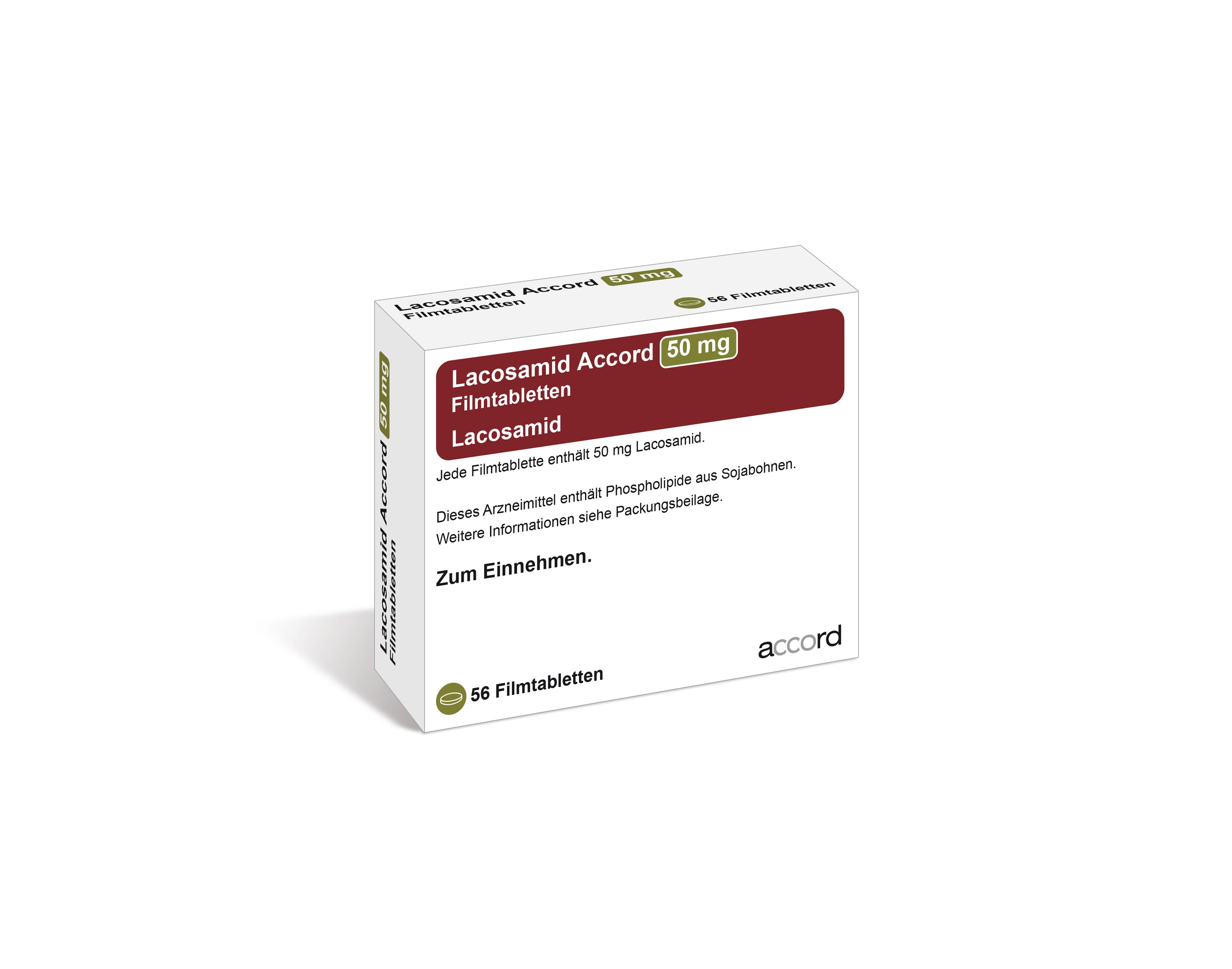 Accord Packshot Lacosamid 50 mg