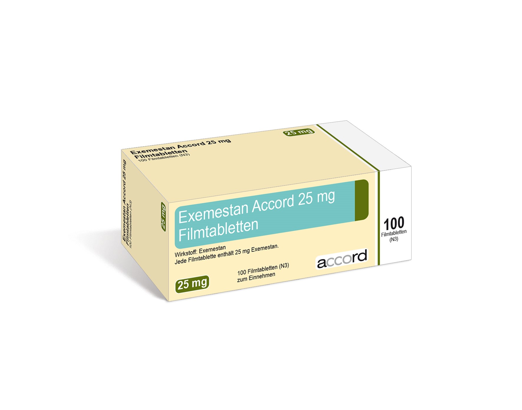 Accord Packshot Exemestan 25mg