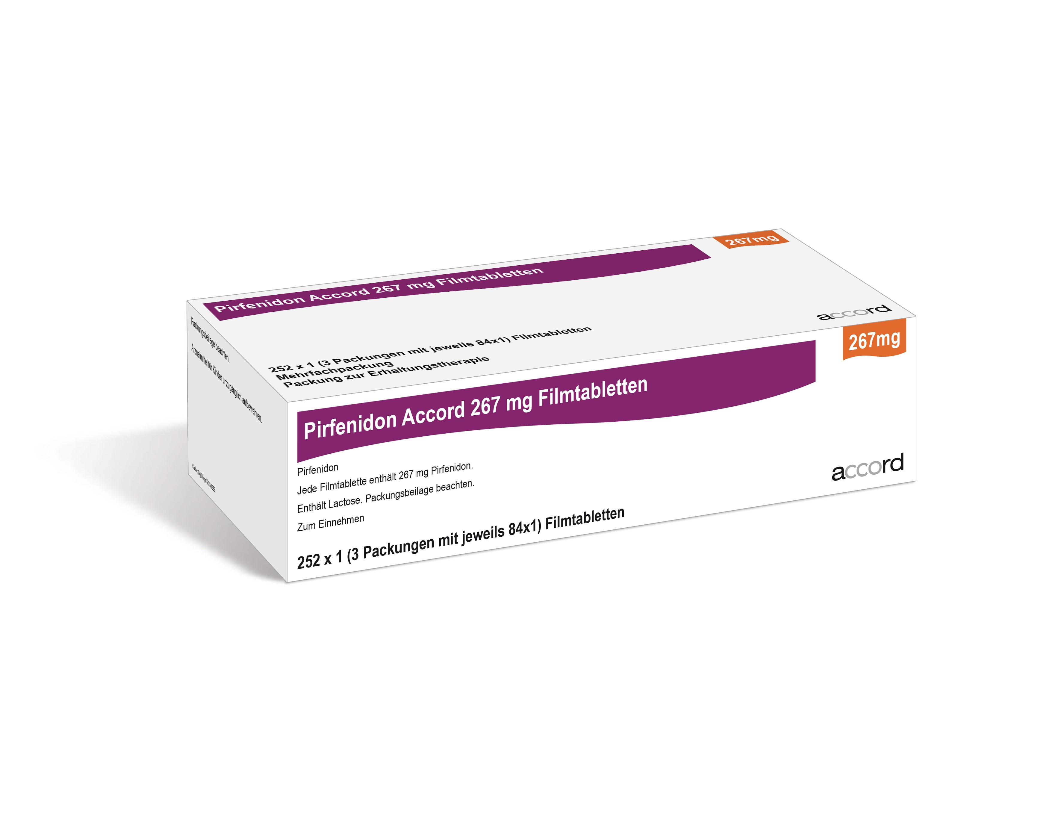 Pirfenidon 267 mg Filmtabletten