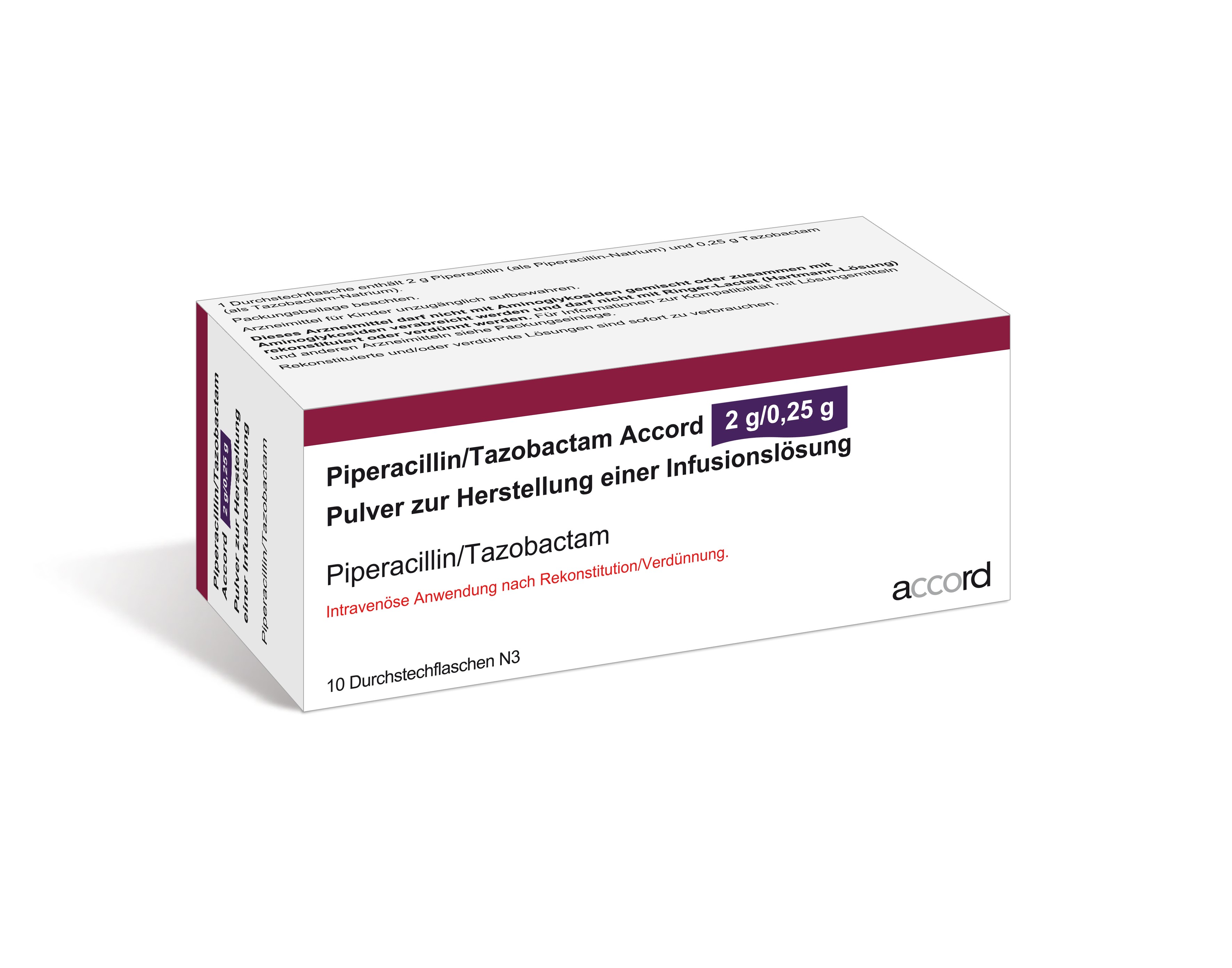 Accord Packshot Piperacillin-Tazobactam 2g_0,25g