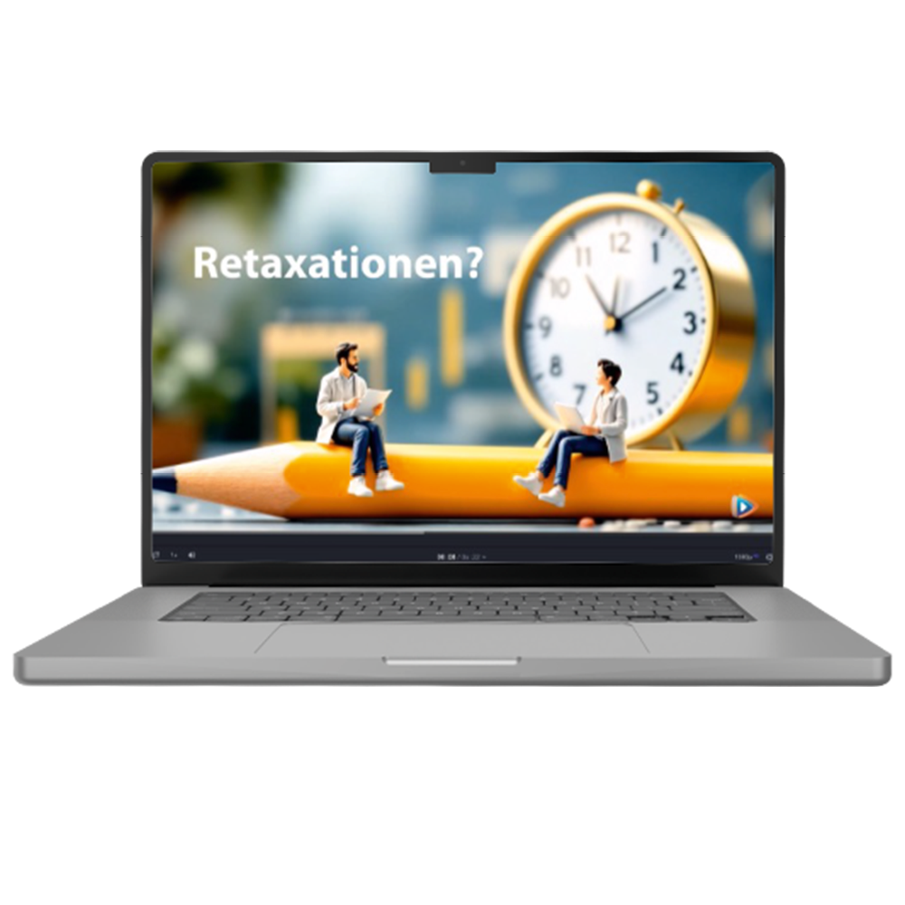 Retaxations Schulung auf Laptop