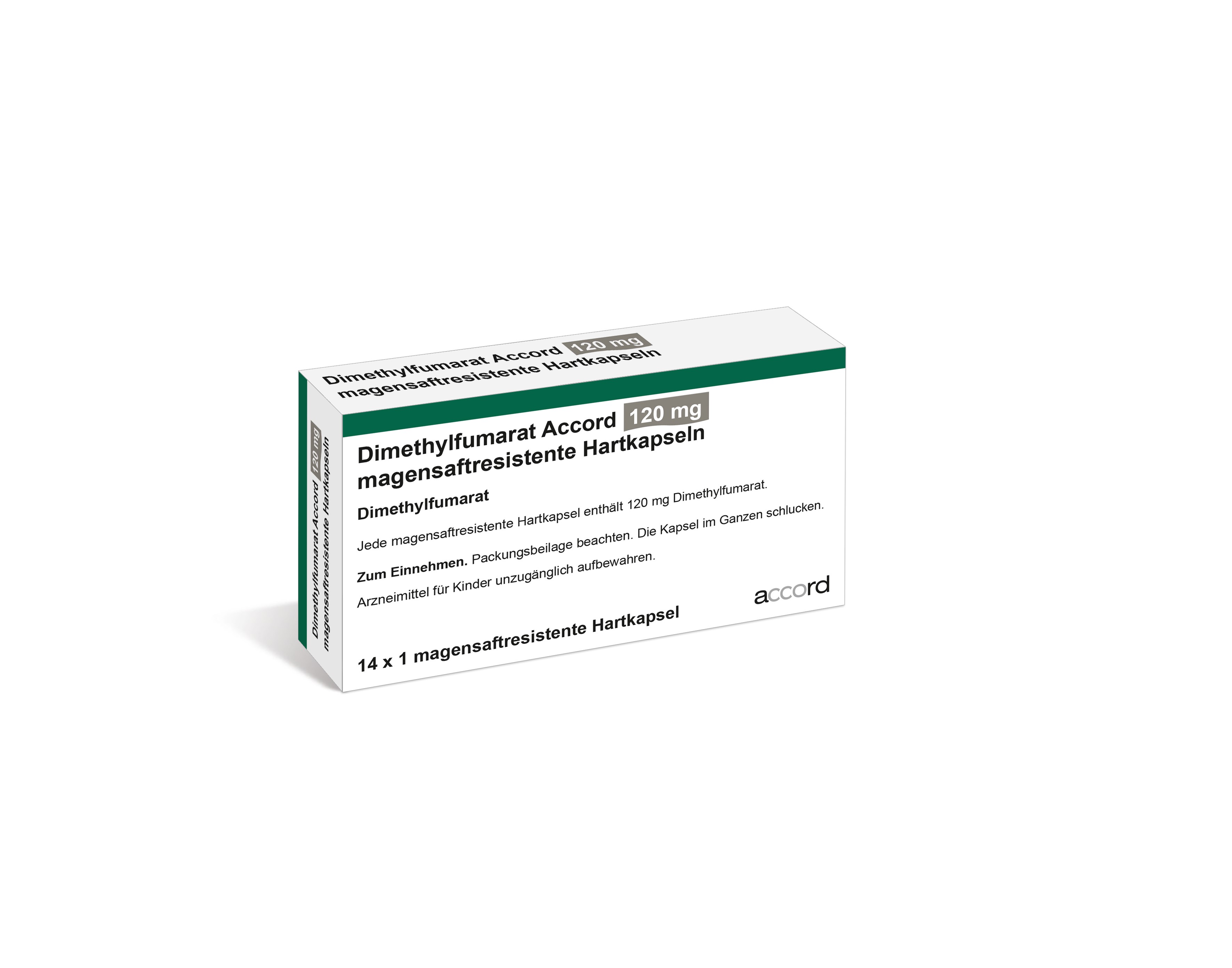 Accord Packshot Dimethylfumarat 120 mg