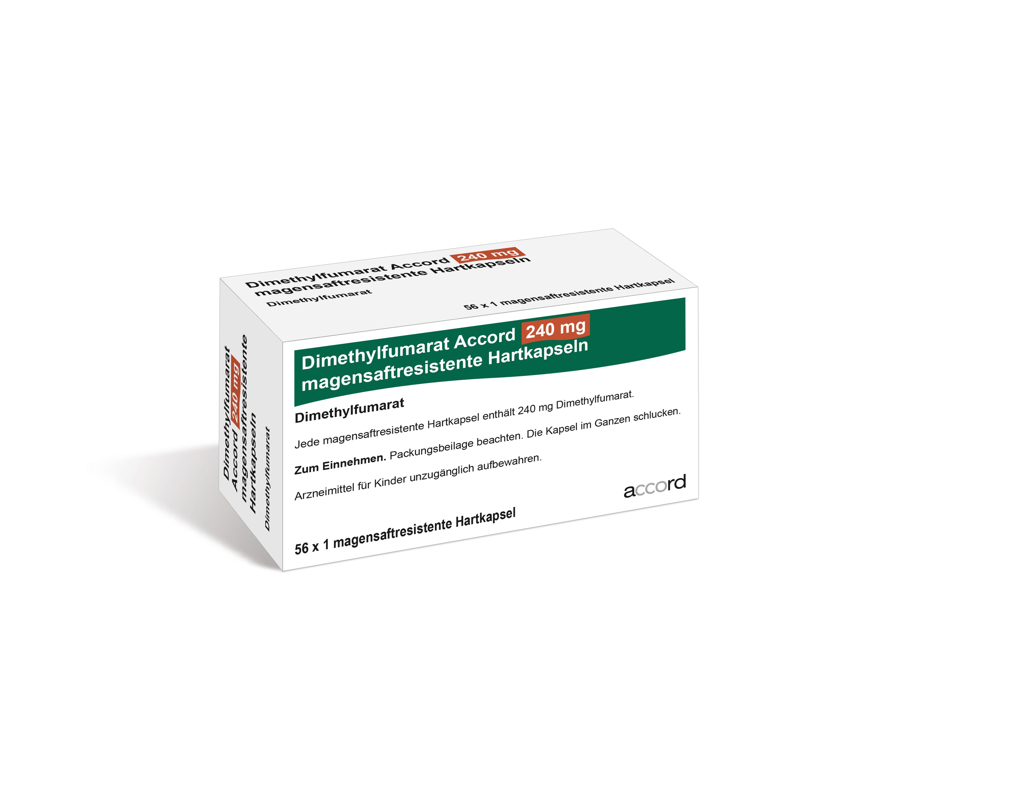 Accord Packshot Dimethylfumarat 240 mg