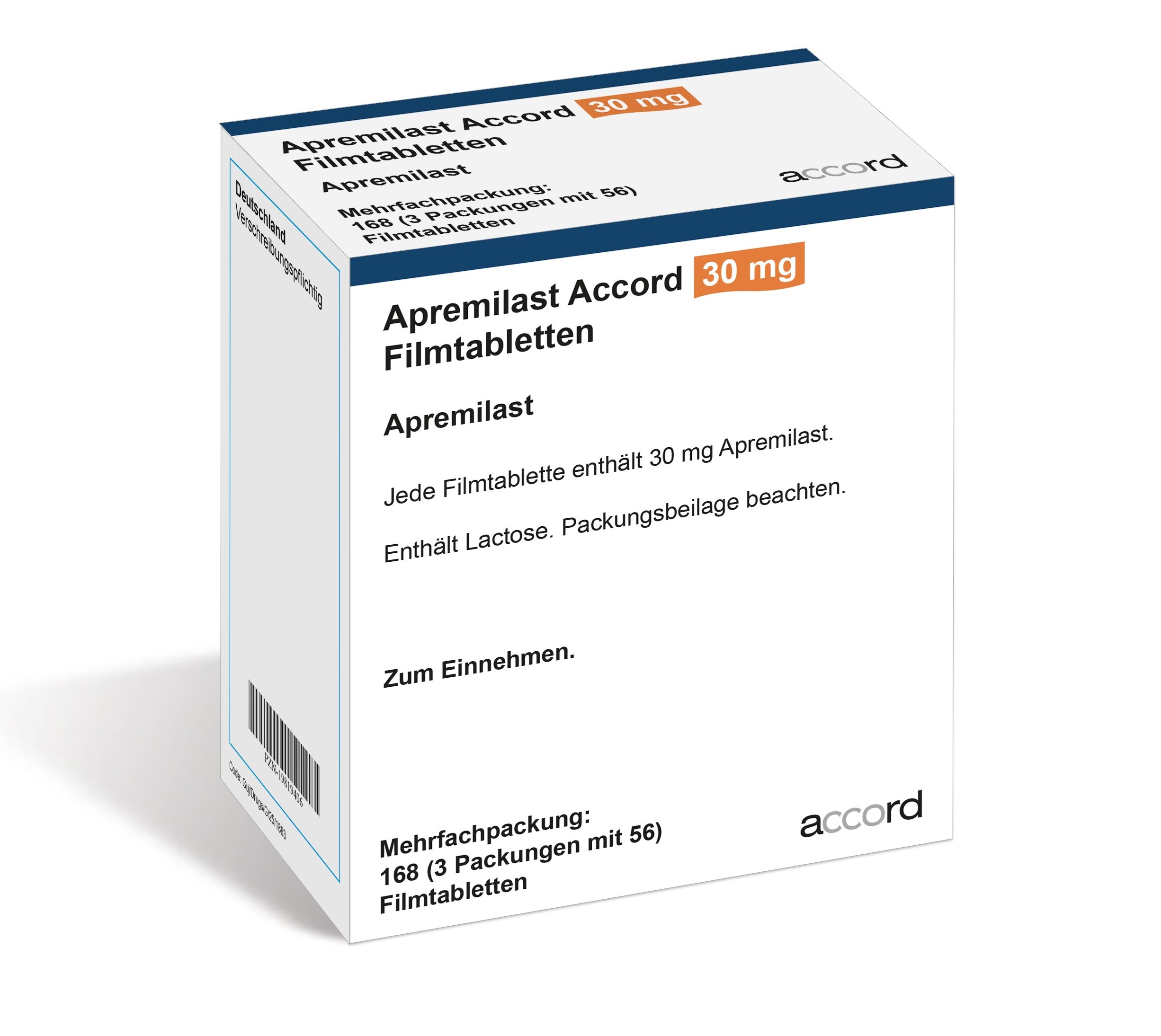 Packshot Apremilast 30 mg