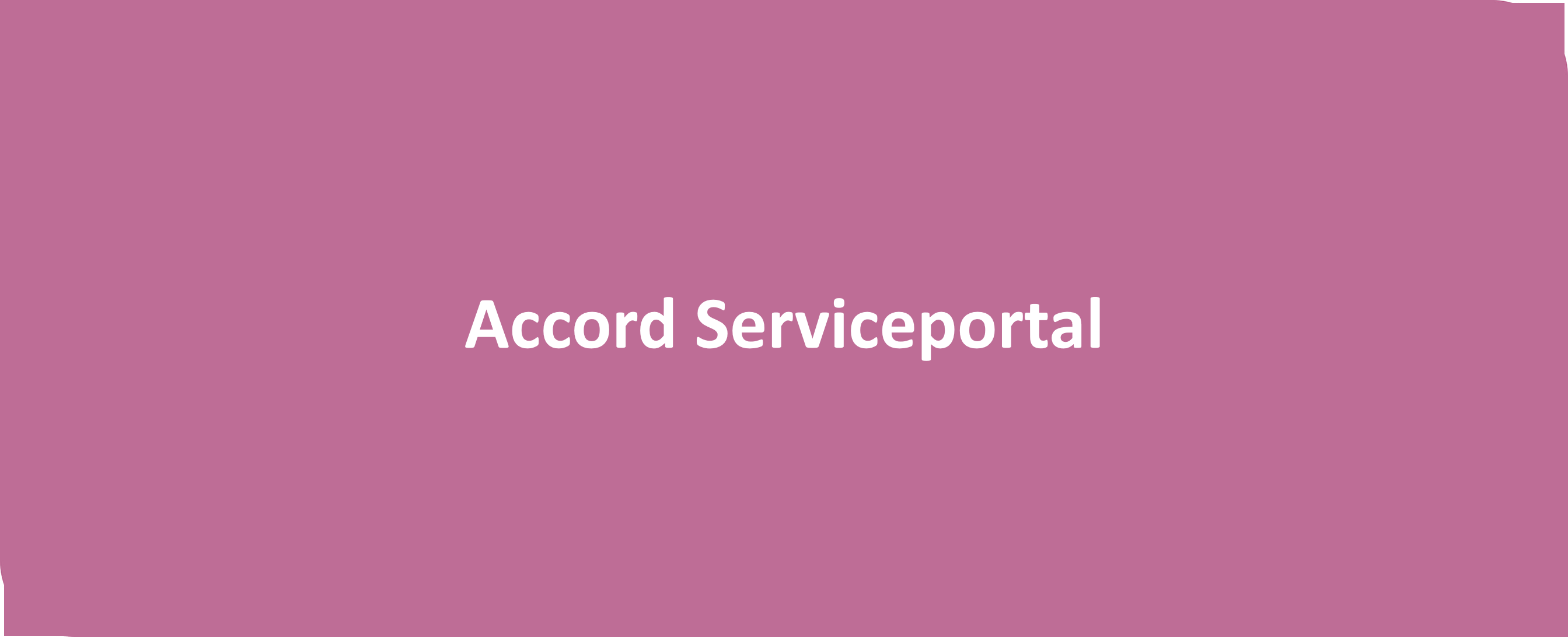 Accord Serviceportal